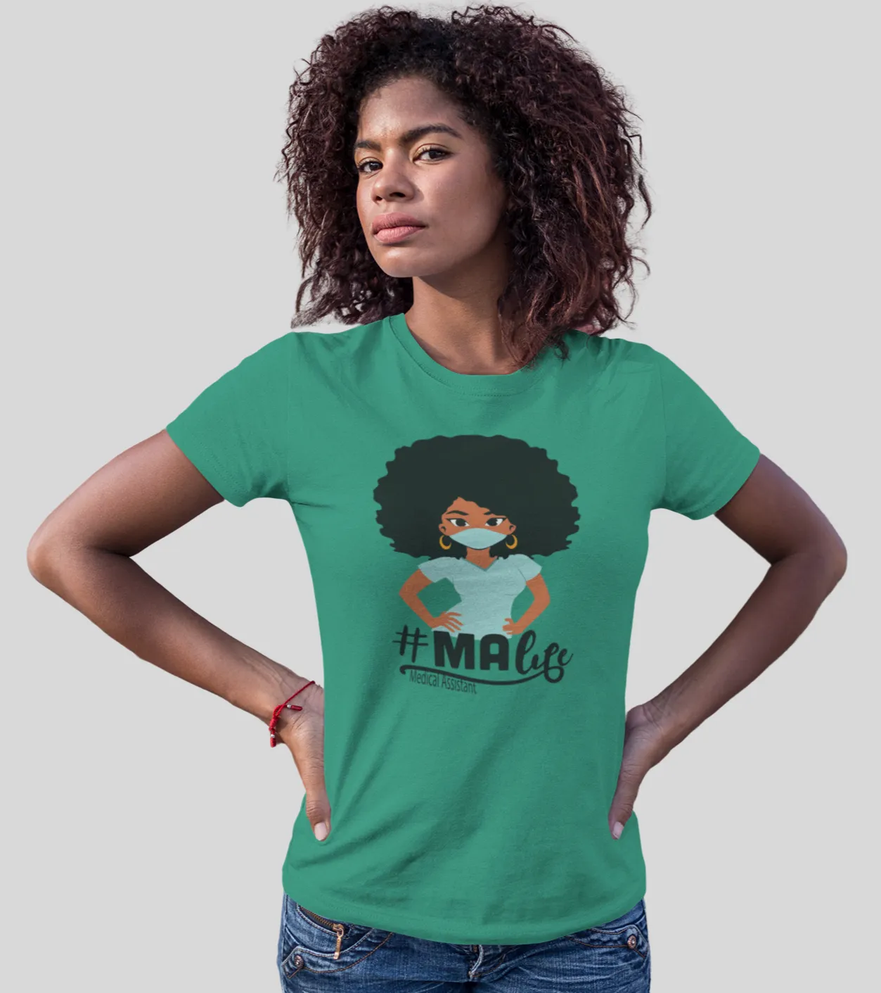"MA Life" Women's Fitted Tee