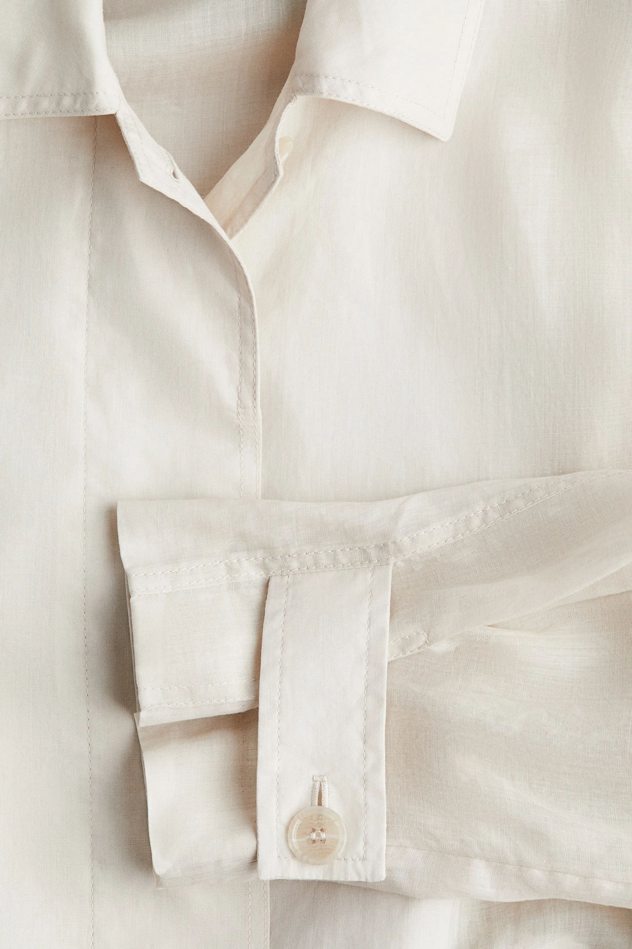 Ramie trench coat
