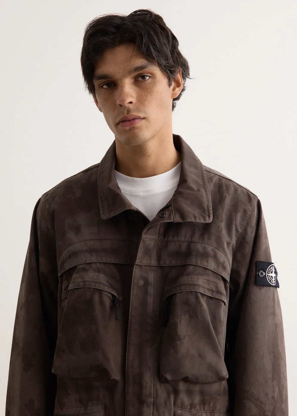 Raso Gommato 3L Laser Camo Field Jacket