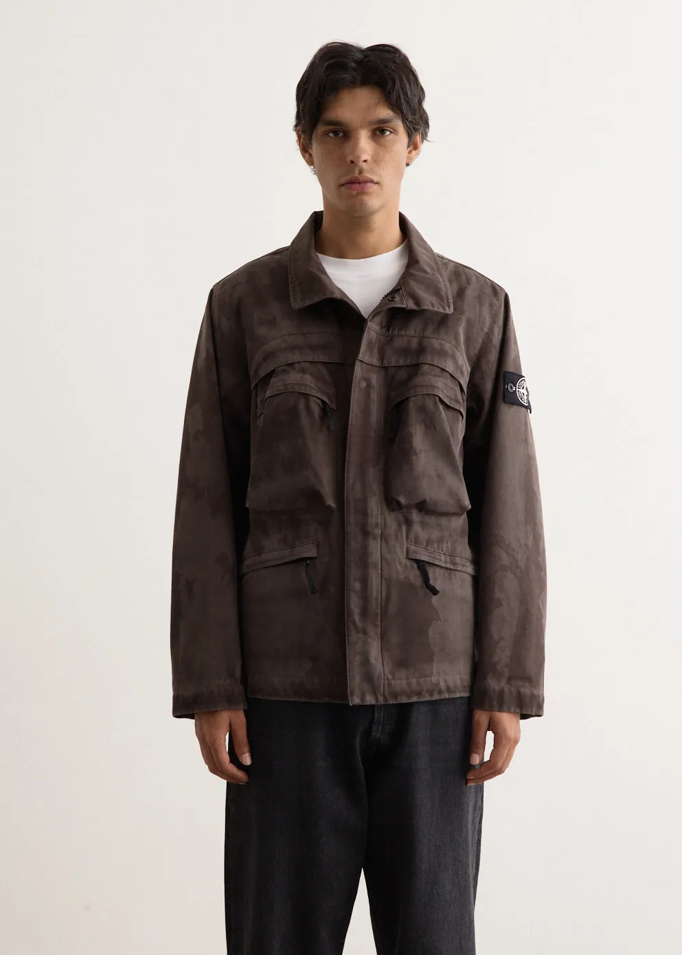 Raso Gommato 3L Laser Camo Field Jacket