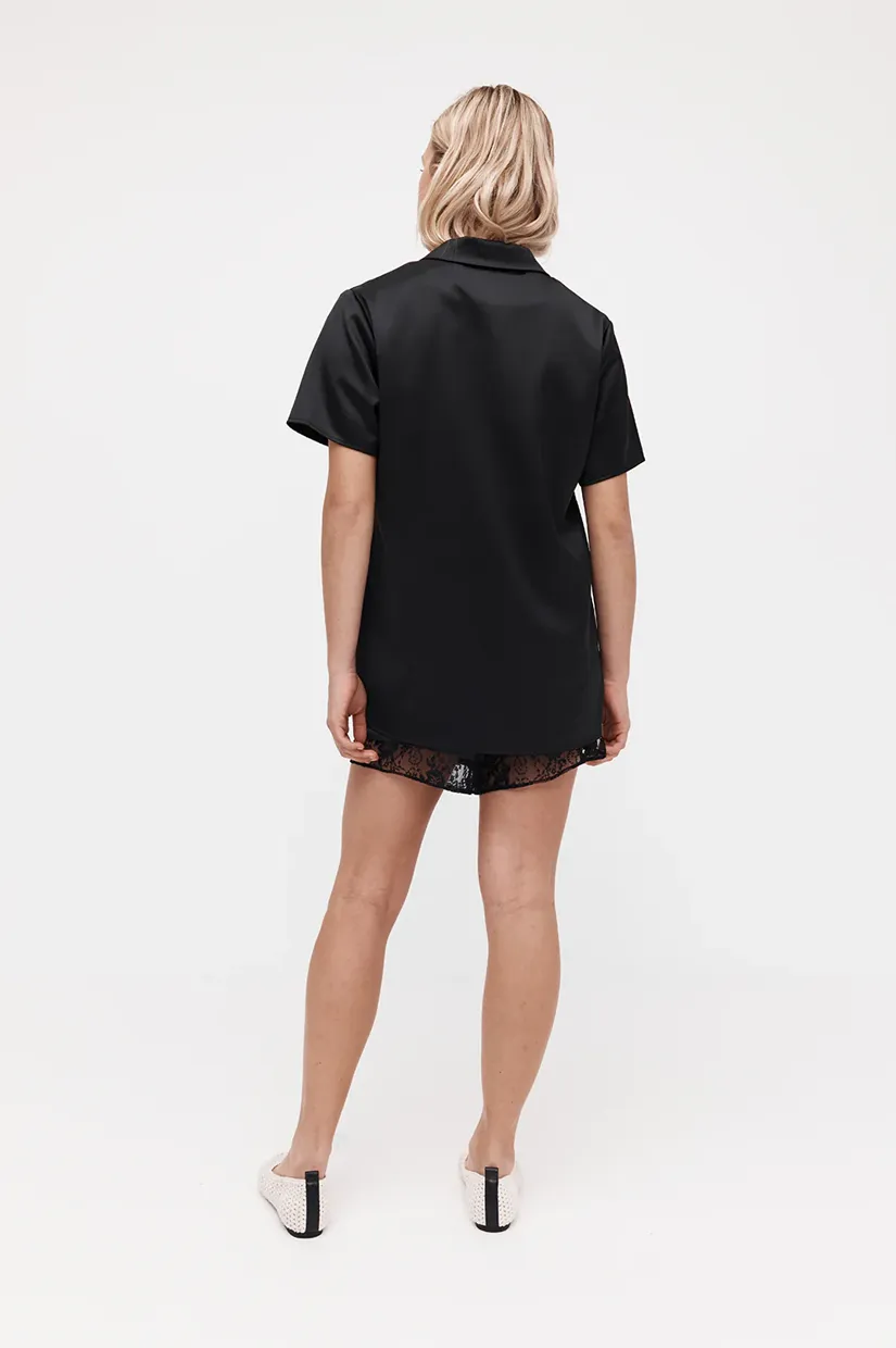 Rebe SS Blouse - Black