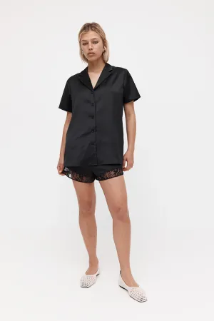 Rebe SS Blouse - Black