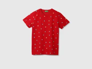 Red Printed T-Shirt
