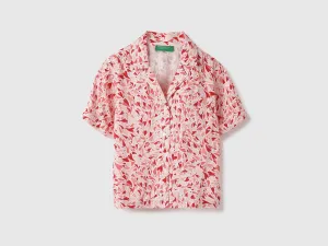 Regular Fit Resort Collar Printed Shirts