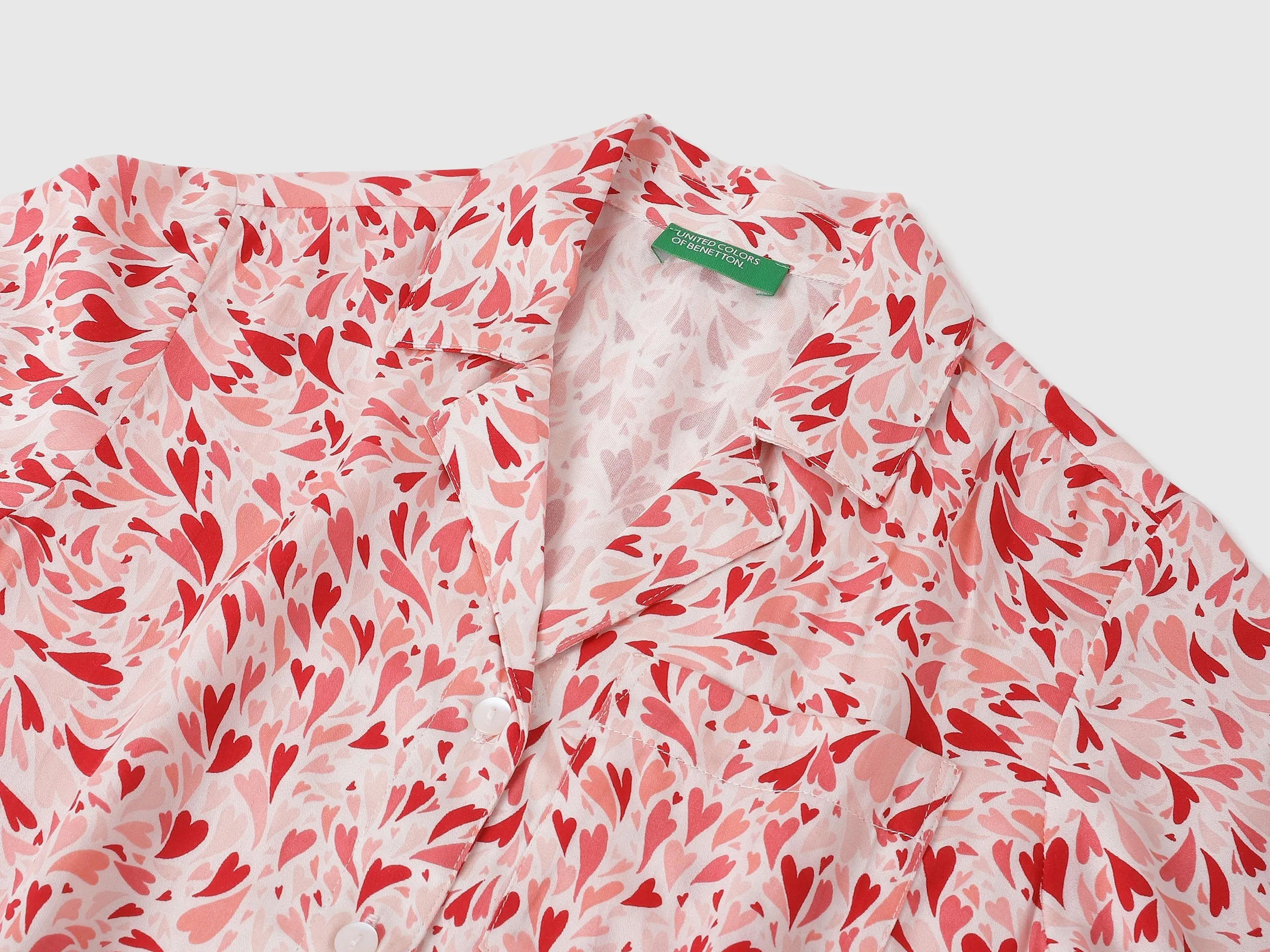 Regular Fit Resort Collar Printed Shirts