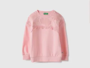 Regular Fit Round Neck Embroidered Sweatshirts