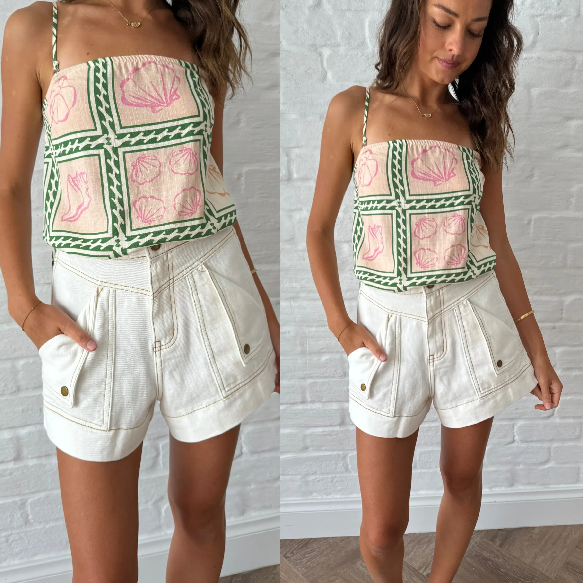 Renn shorts / white