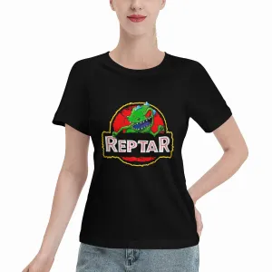 Reptar Jurassic Park Logo Women's T-Shirt