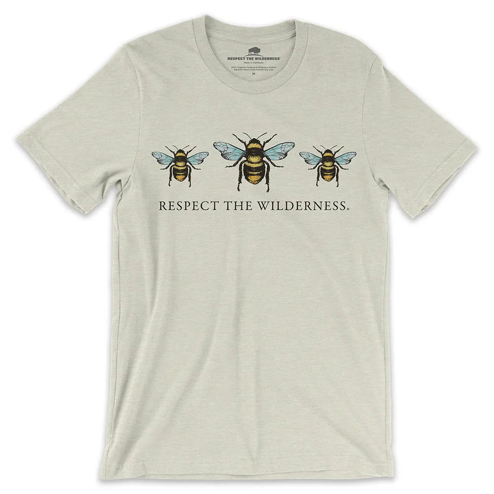 Respect The Wilderness Bees Unisex Tee