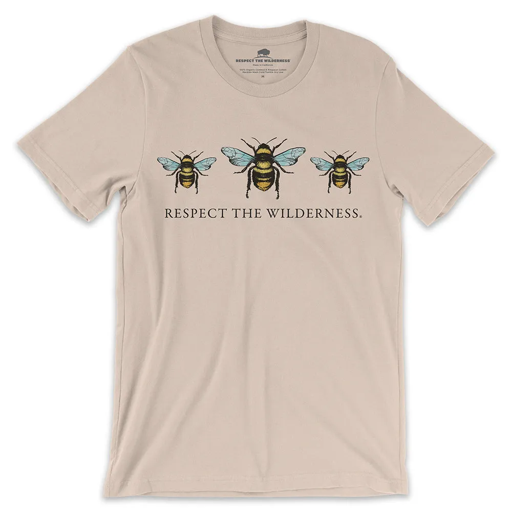 Respect The Wilderness Bees Unisex Tee