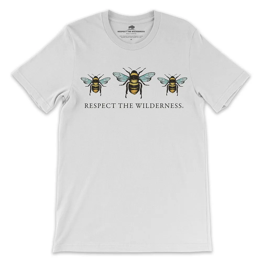 Respect The Wilderness Bees Unisex Tee