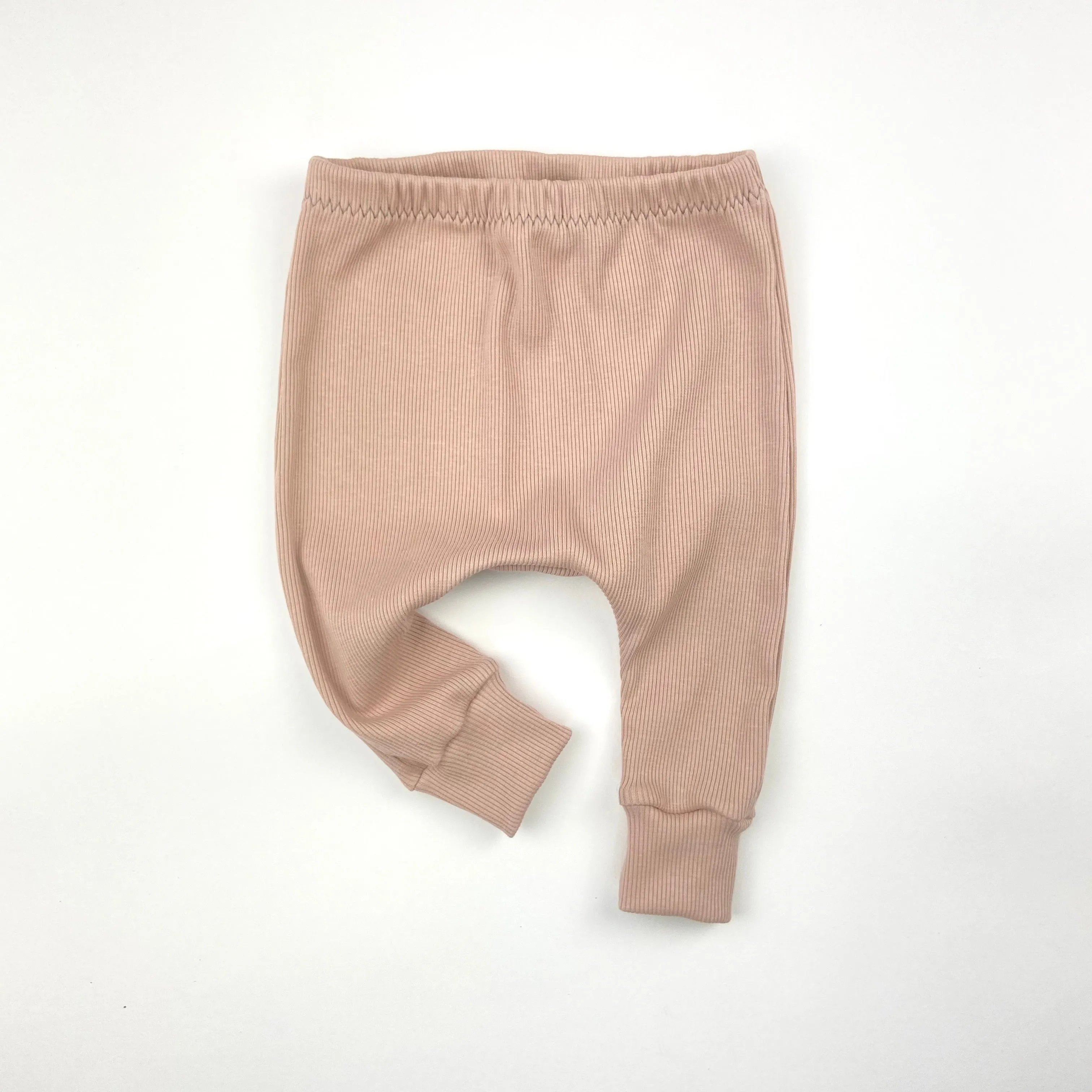 RIBBED TRUFFLE HAREM LEGGINGS