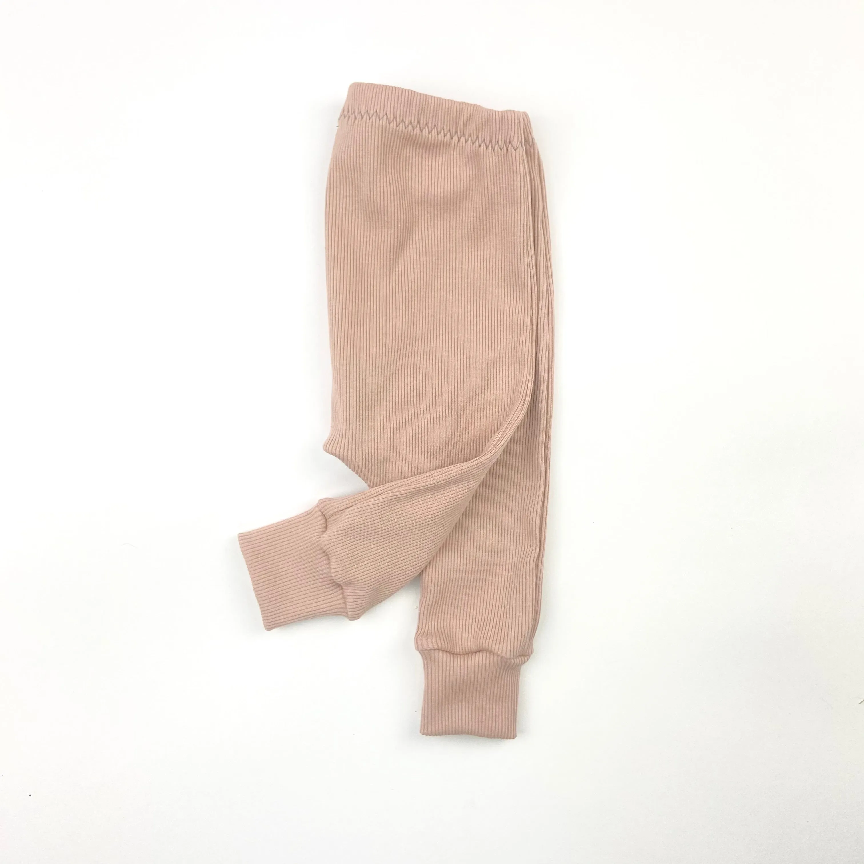 RIBBED TRUFFLE HAREM LEGGINGS