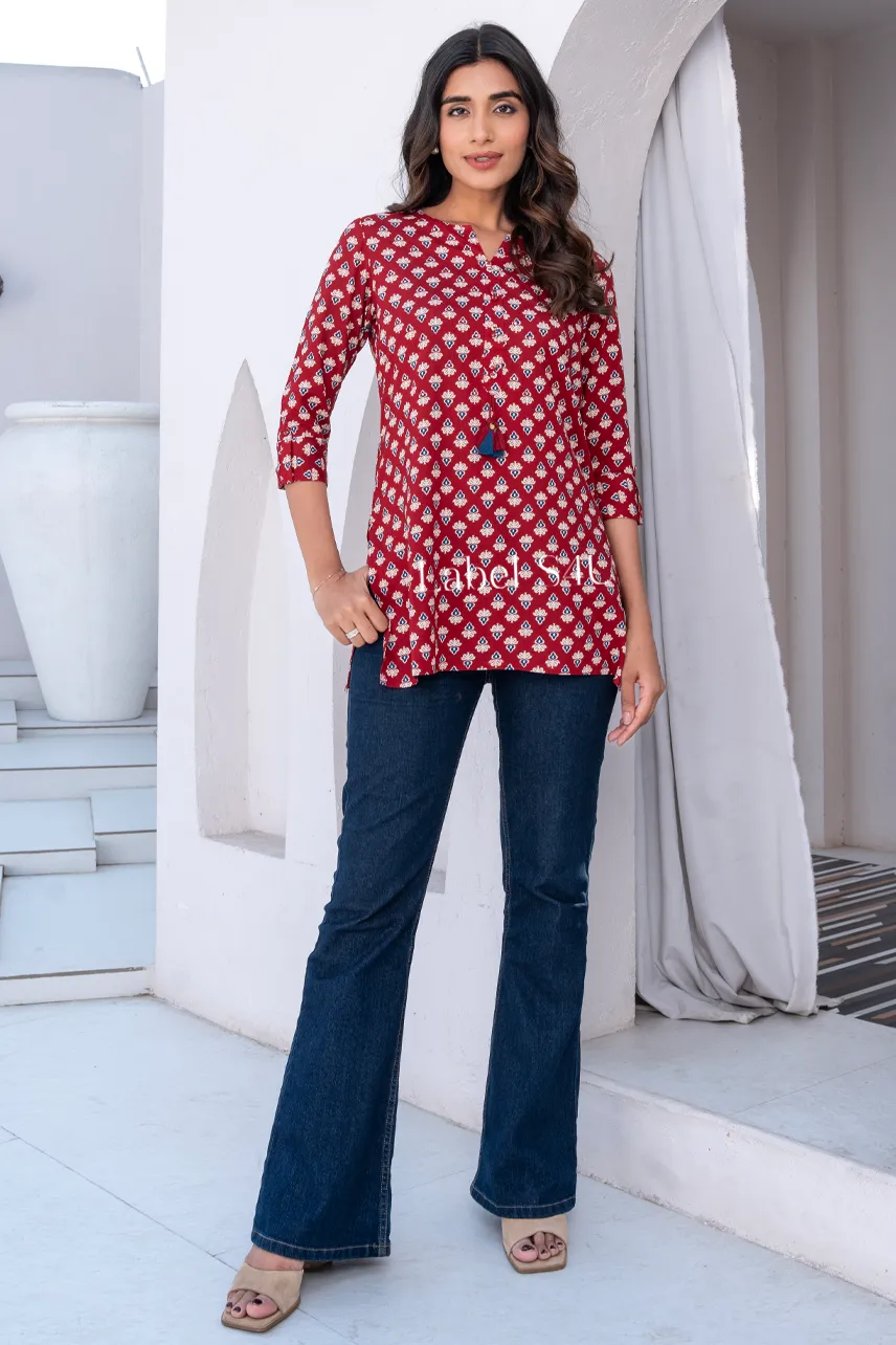 Rustic Chic-Short Top