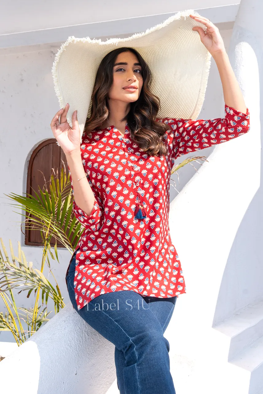 Rustic Chic-Short Top