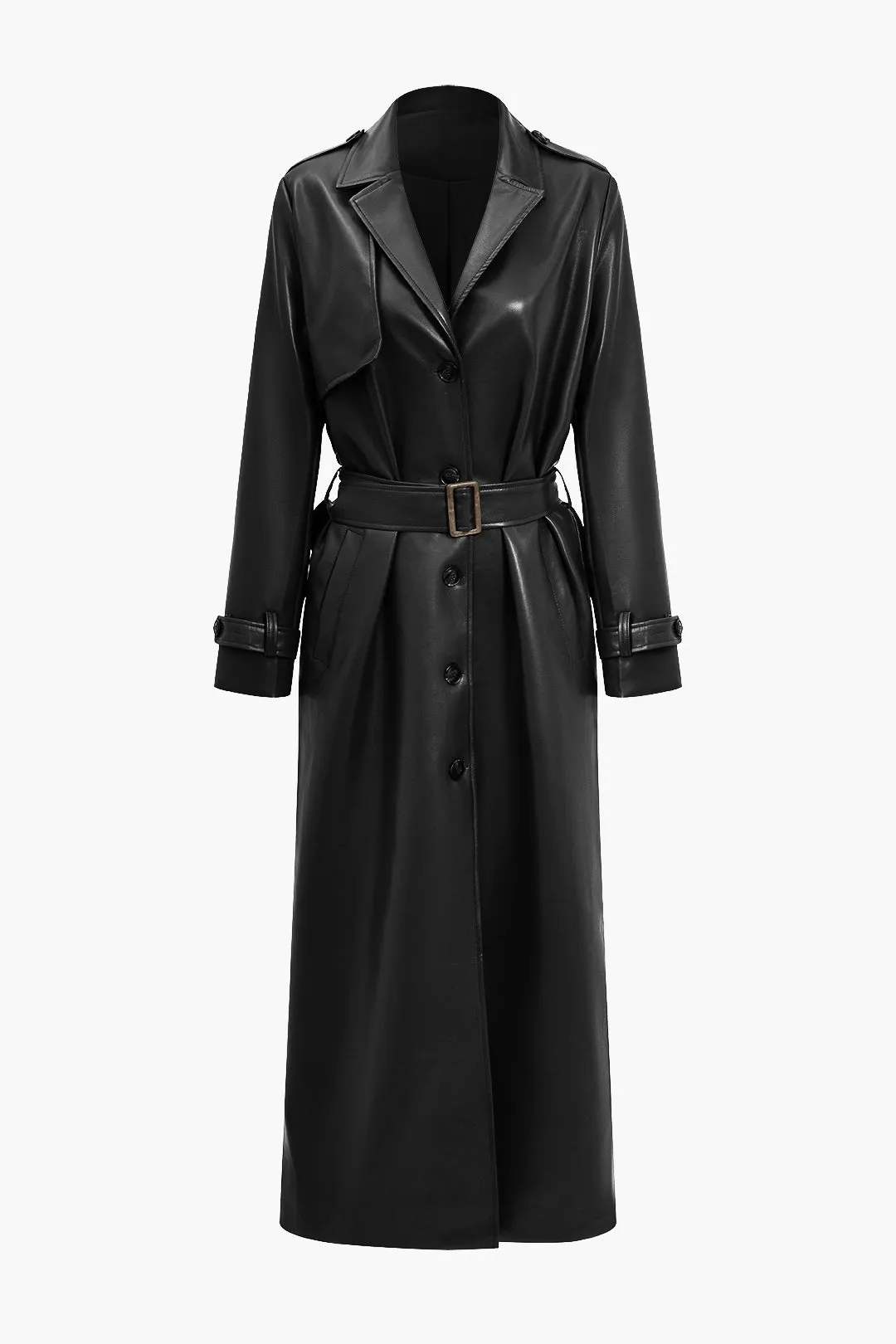 Ruth - Stylish Solid Color Woman's Belted Coat