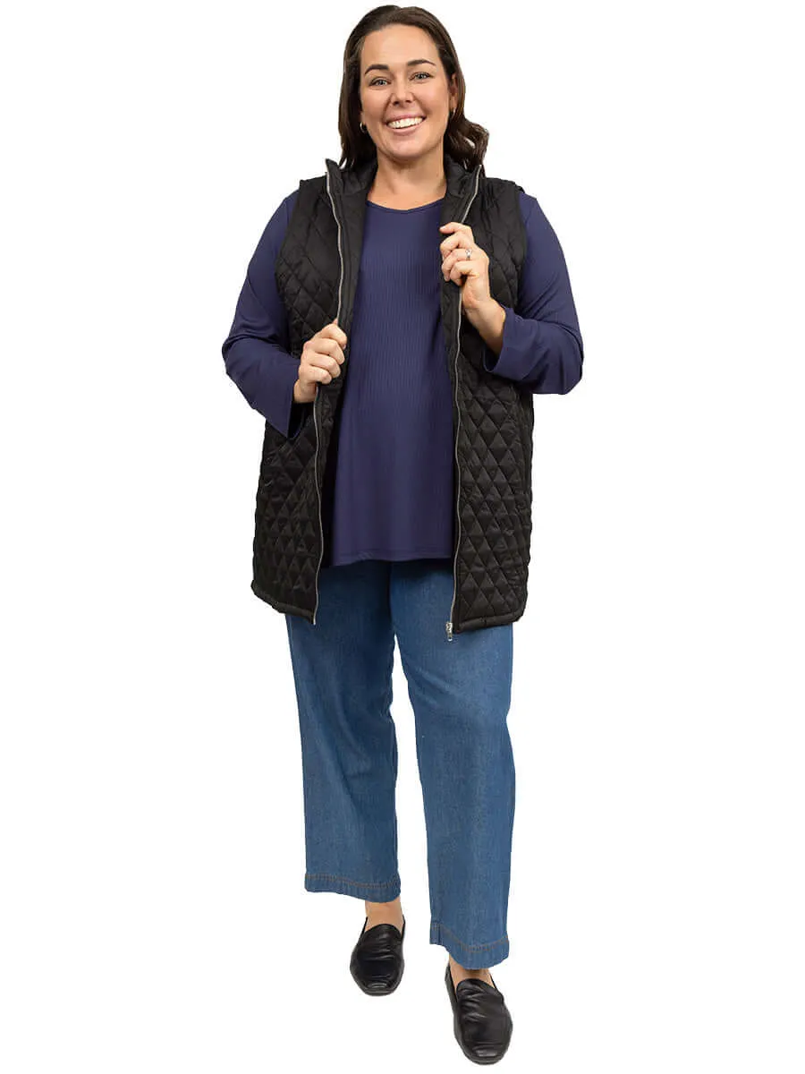 SAMPLE ONLY - Matilda Top - Navy