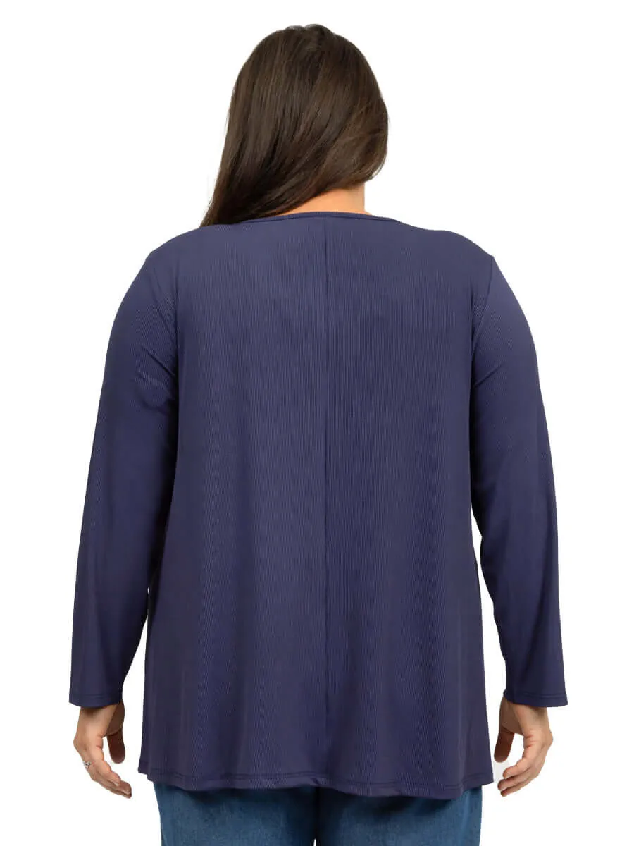 SAMPLE ONLY - Matilda Top - Navy