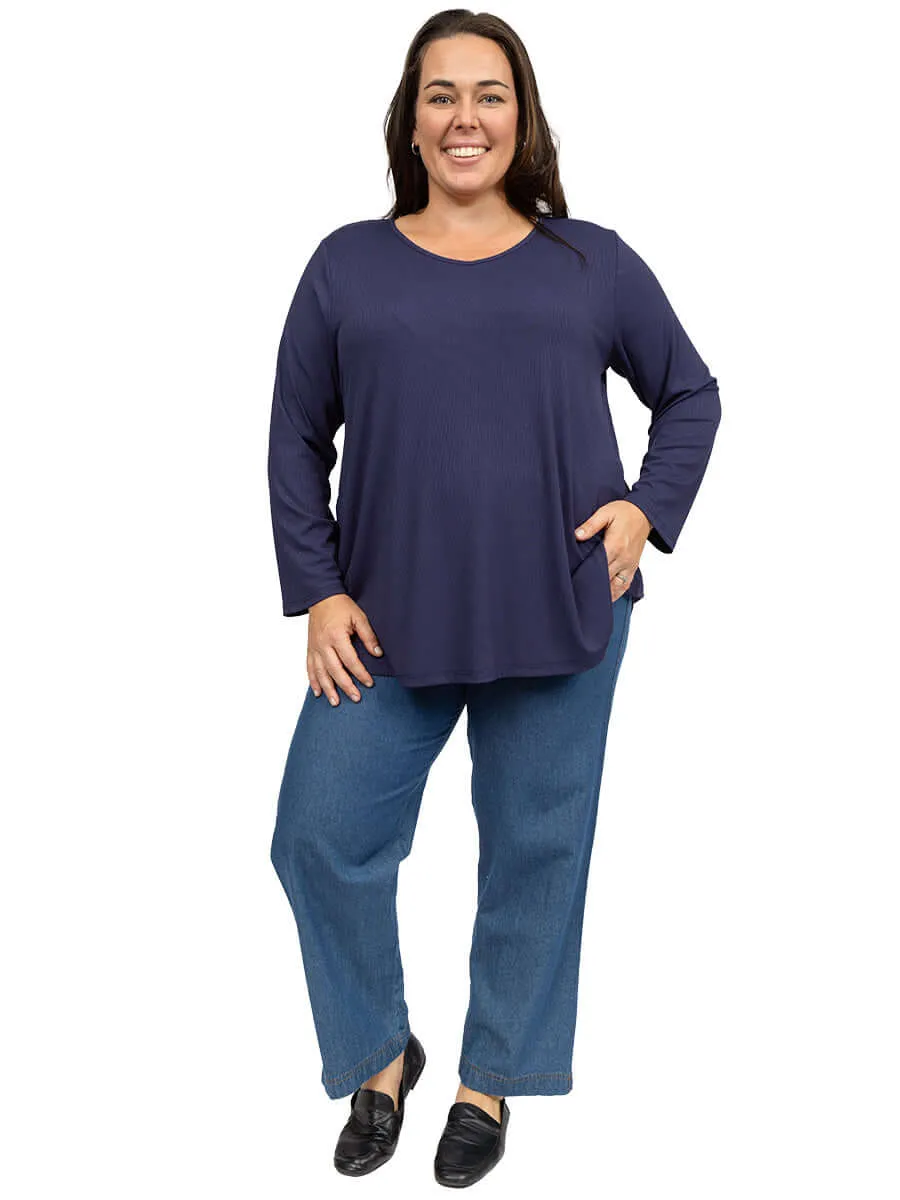 SAMPLE ONLY - Matilda Top - Navy