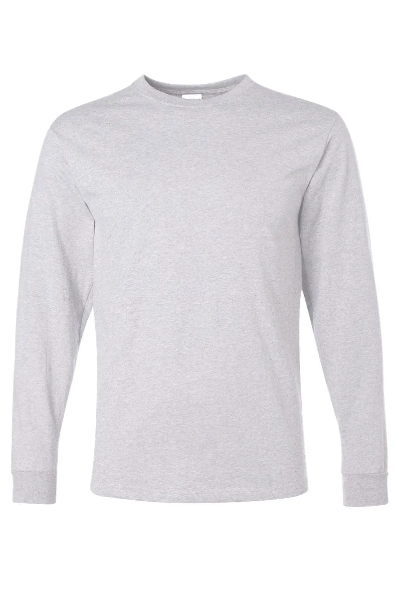 Santa Highland Cow Unisex Dri-Power Long-Sleeve 50/50 Tee