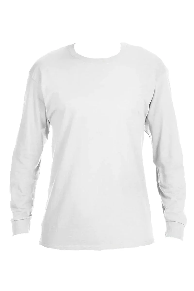 Santa Highland Cow Unisex Dri-Power Long-Sleeve 50/50 Tee