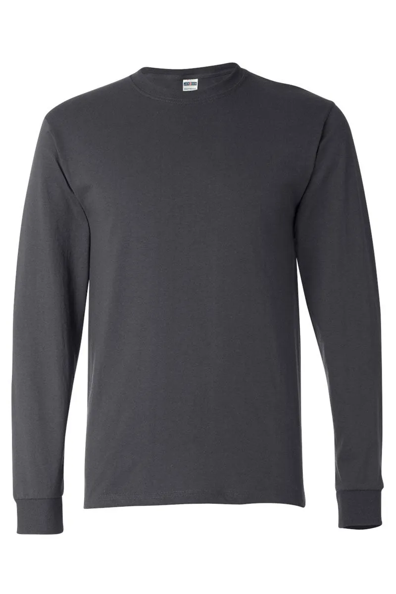 Santa Highland Cow Unisex Dri-Power Long-Sleeve 50/50 Tee