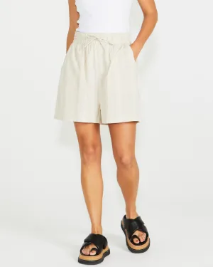 Sass Odell Shorts - Natural Stripe