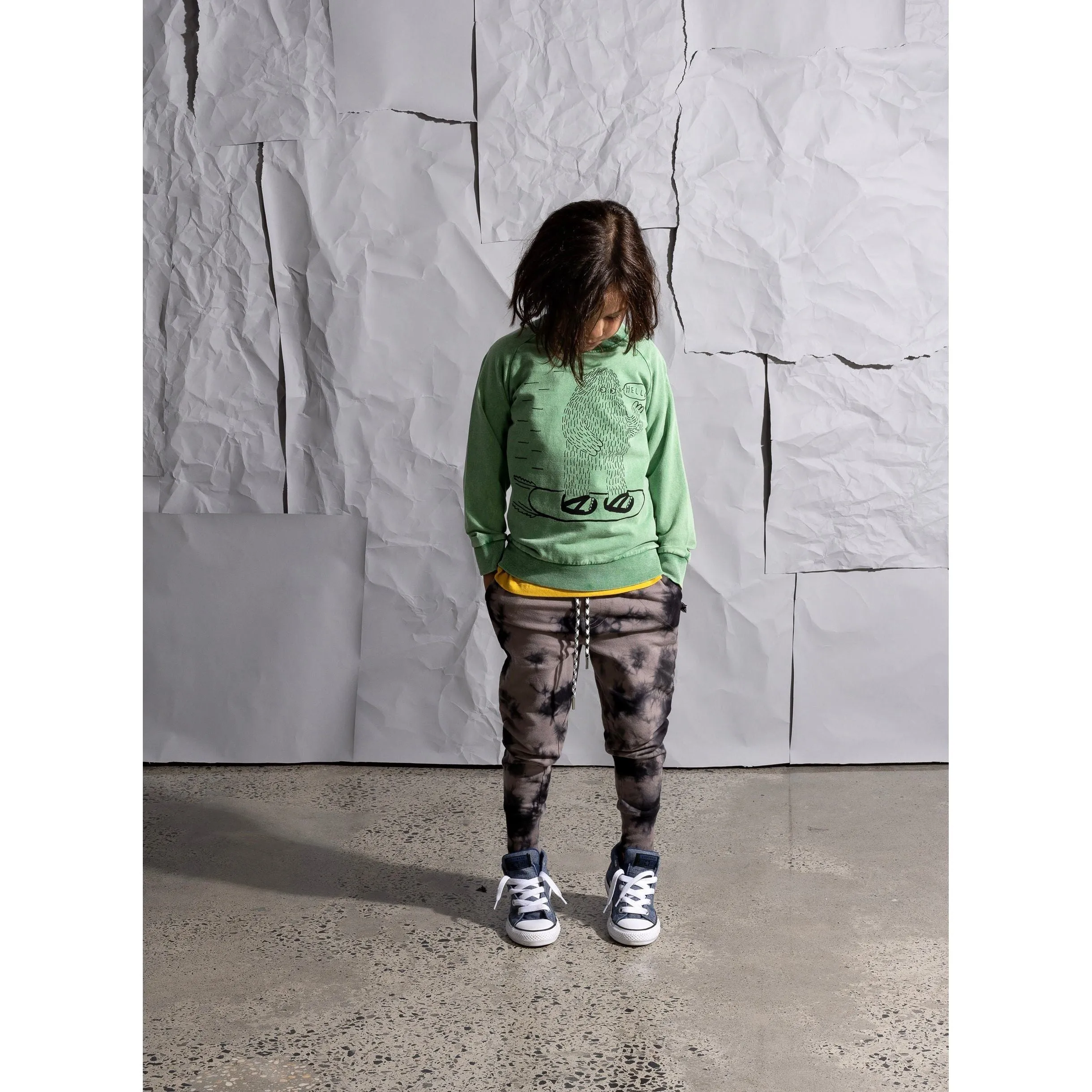 Scattered Trackies - Dark Grey