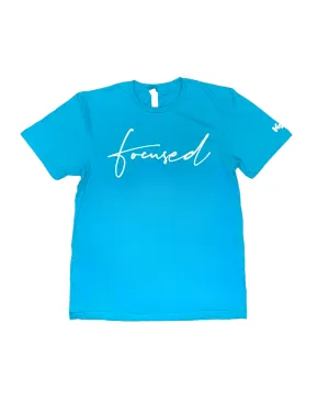 Script Focused Tees Teal
