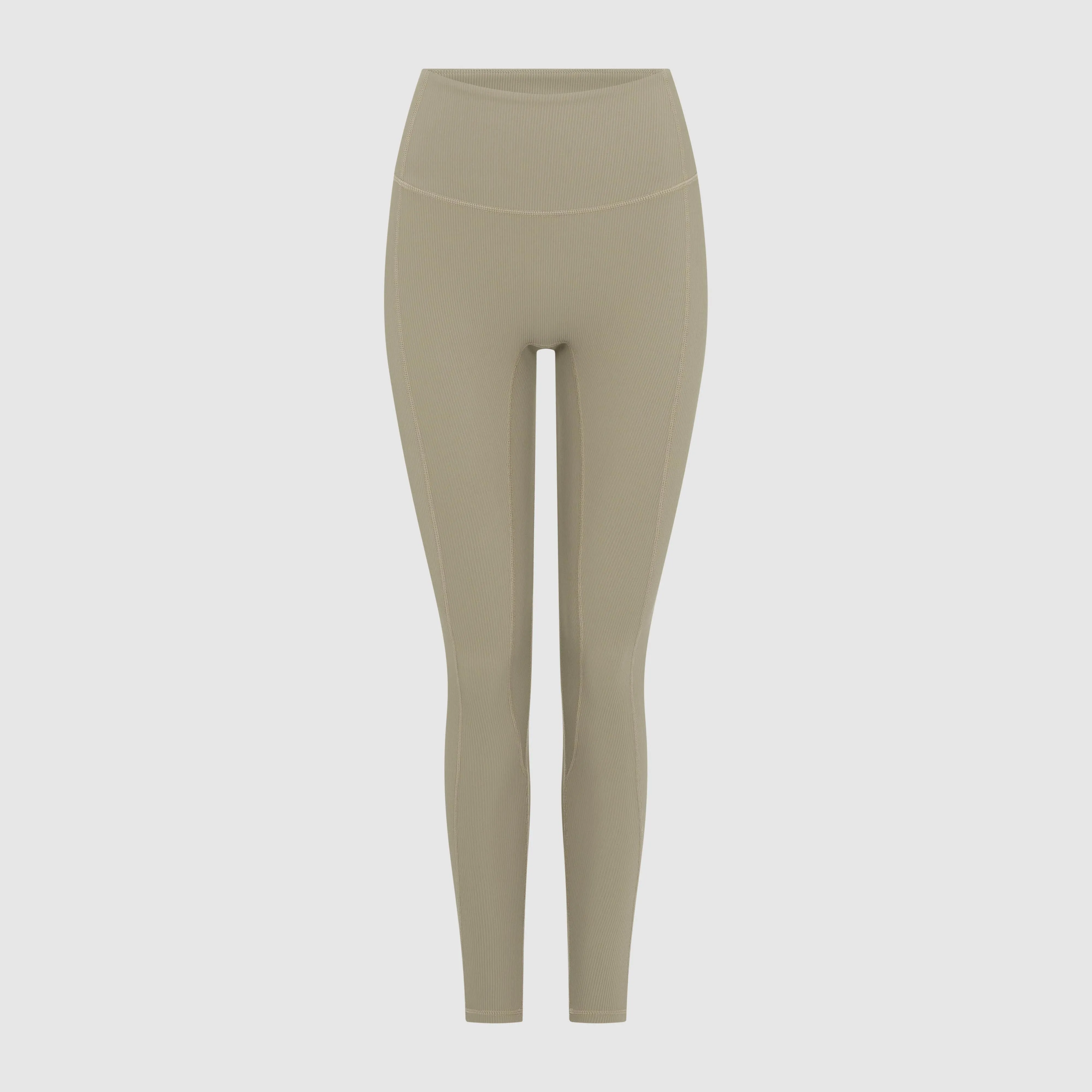 SCULPT RIB LEGGINGS - FAWN