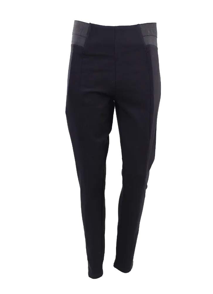 Sculpted Comfort Skinny Leggings - Black