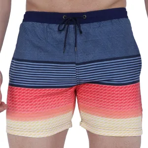 Semantic Designer Microfiber Swimshorts - Printed Gradient
