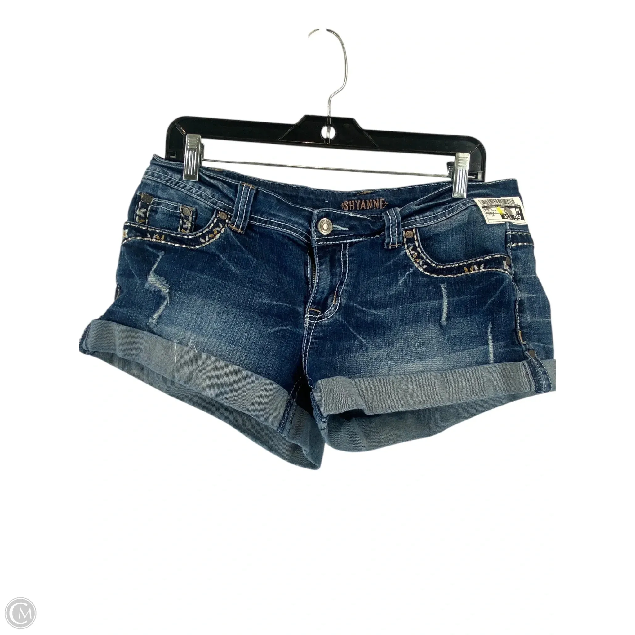 Shorts By Clothes Mentor In Blue Denim, Size: 10
