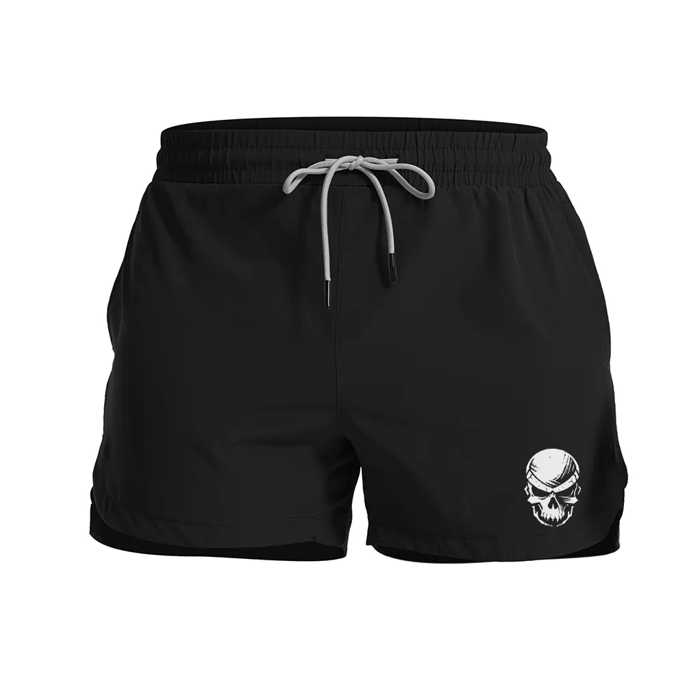 Skull Graphic Shorts