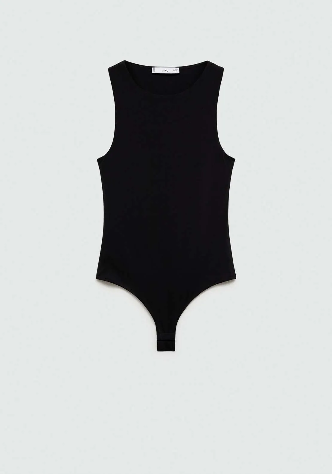 Sleeveless fitted bodysuit