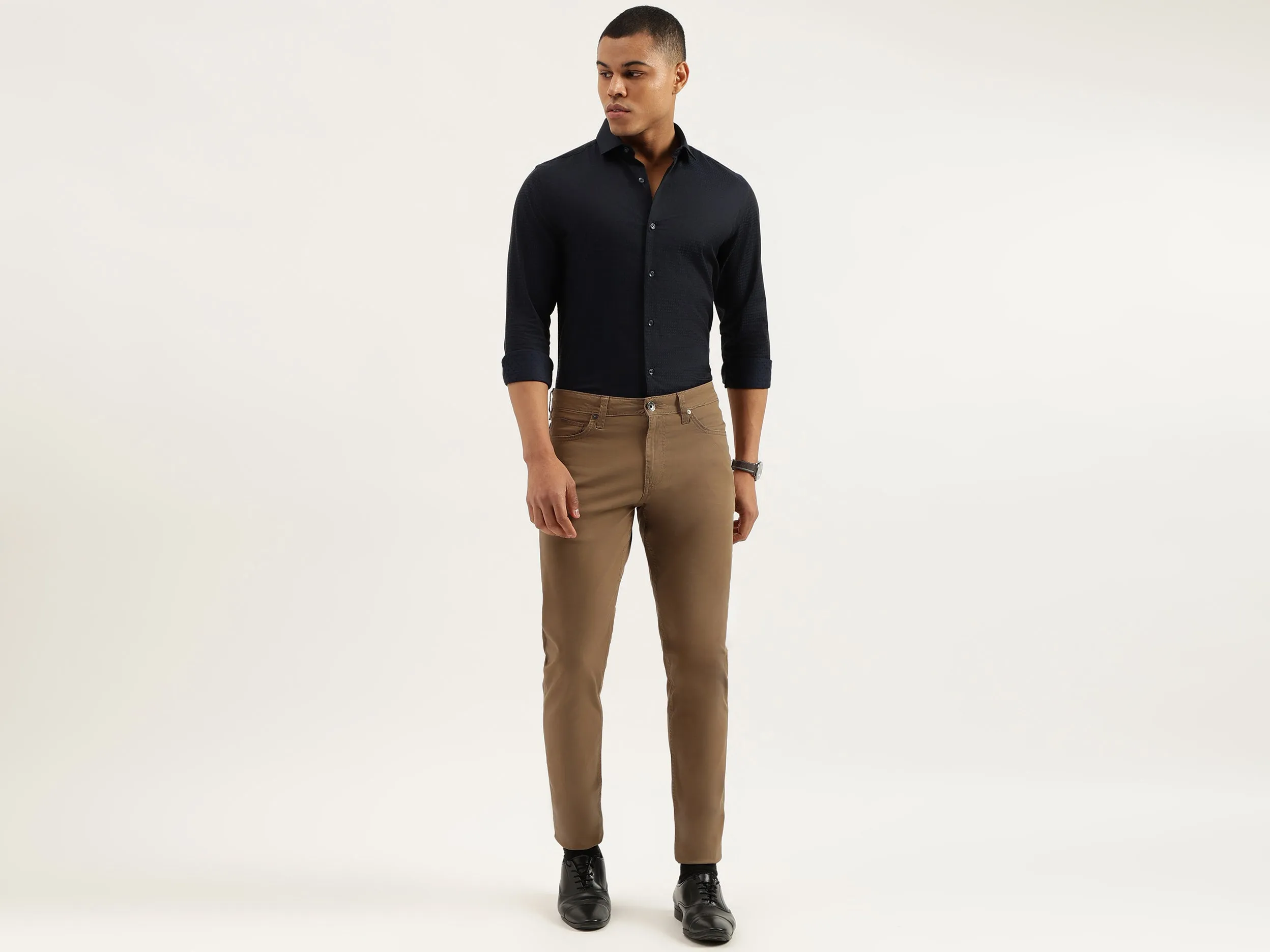 Slim Fit Cut Away Printed Shirts