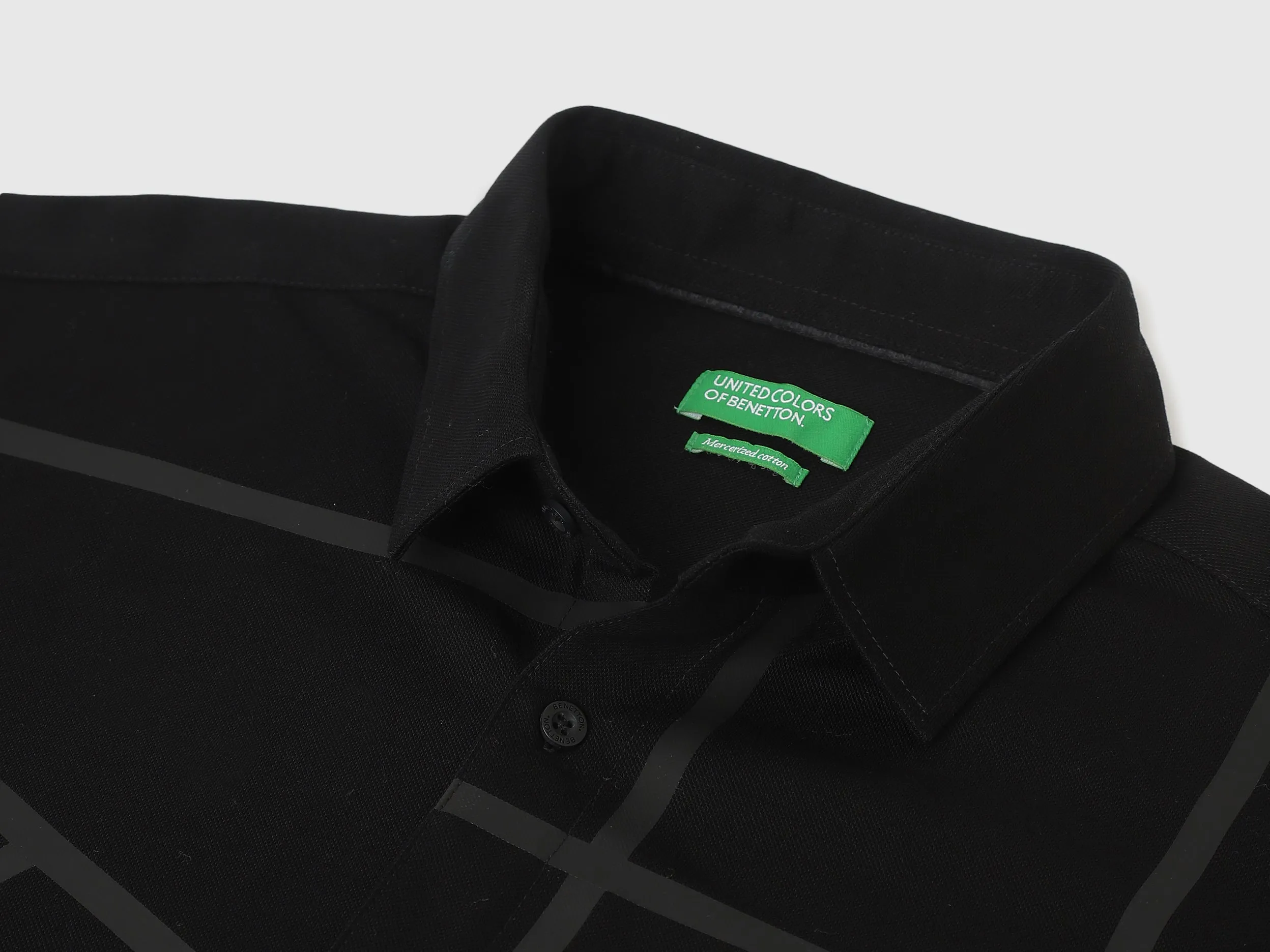 Slim Fit Spread Collar Abstract Shirts