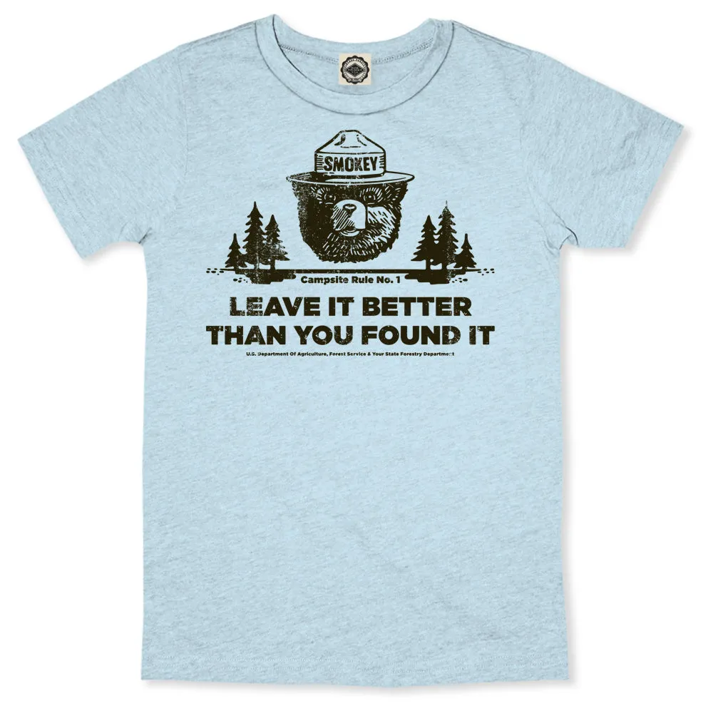 Smokey Bear's Campsite Rule Men's Tee