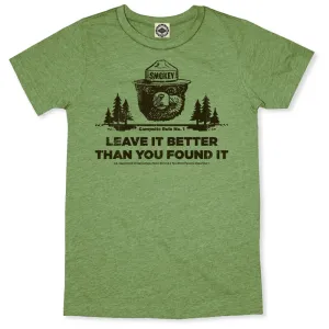 Smokey Bear's Campsite Rule Men's Tee