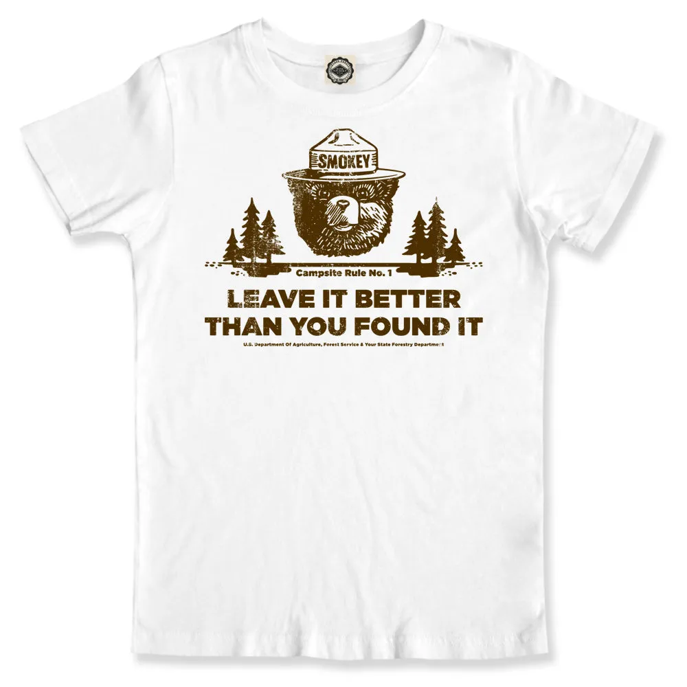 Smokey Bear's Campsite Rule Men's Tee