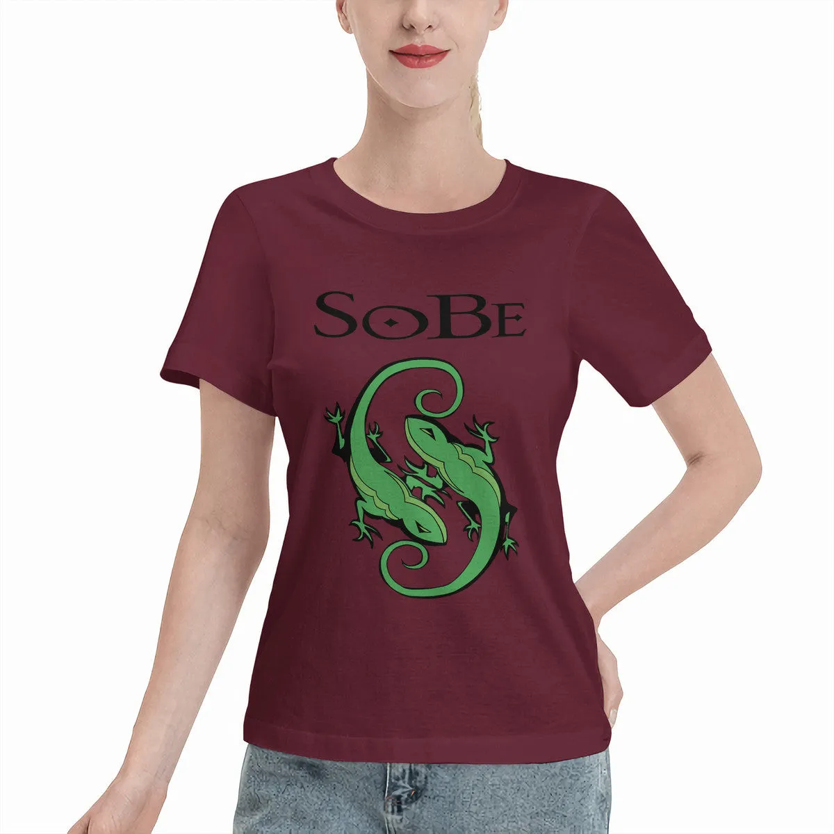 Sobe Lizard Logo Women's T-Shirt
