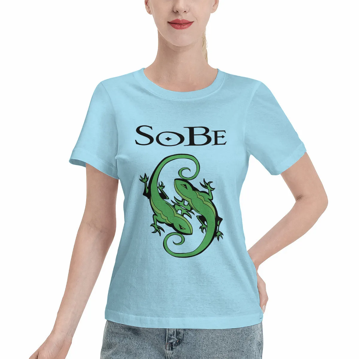 Sobe Lizard Logo Women's T-Shirt