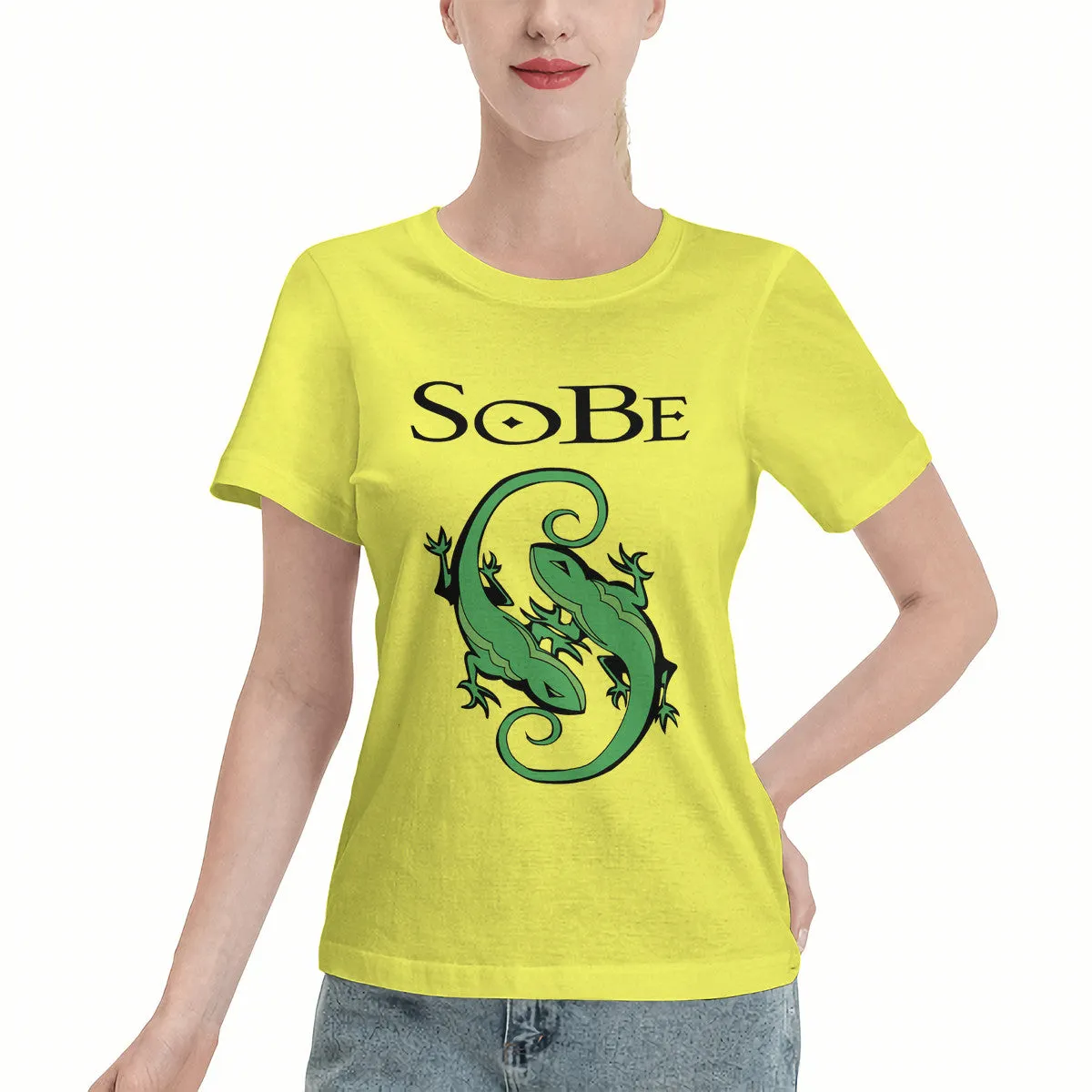 Sobe Lizard Logo Women's T-Shirt