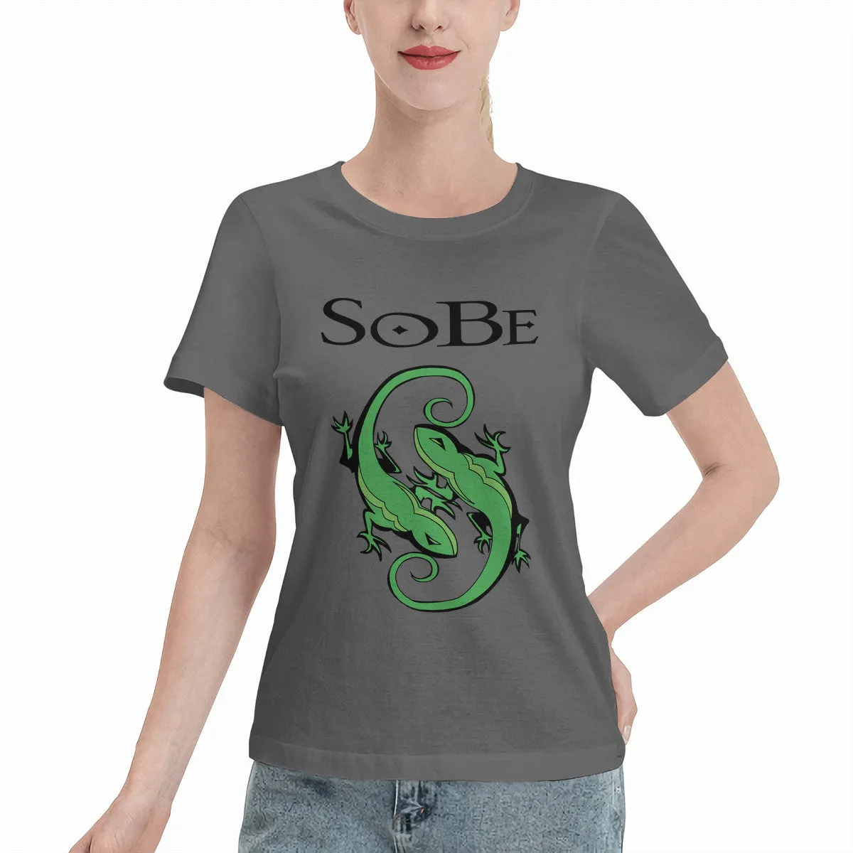 Sobe Lizard Logo Women's T-Shirt