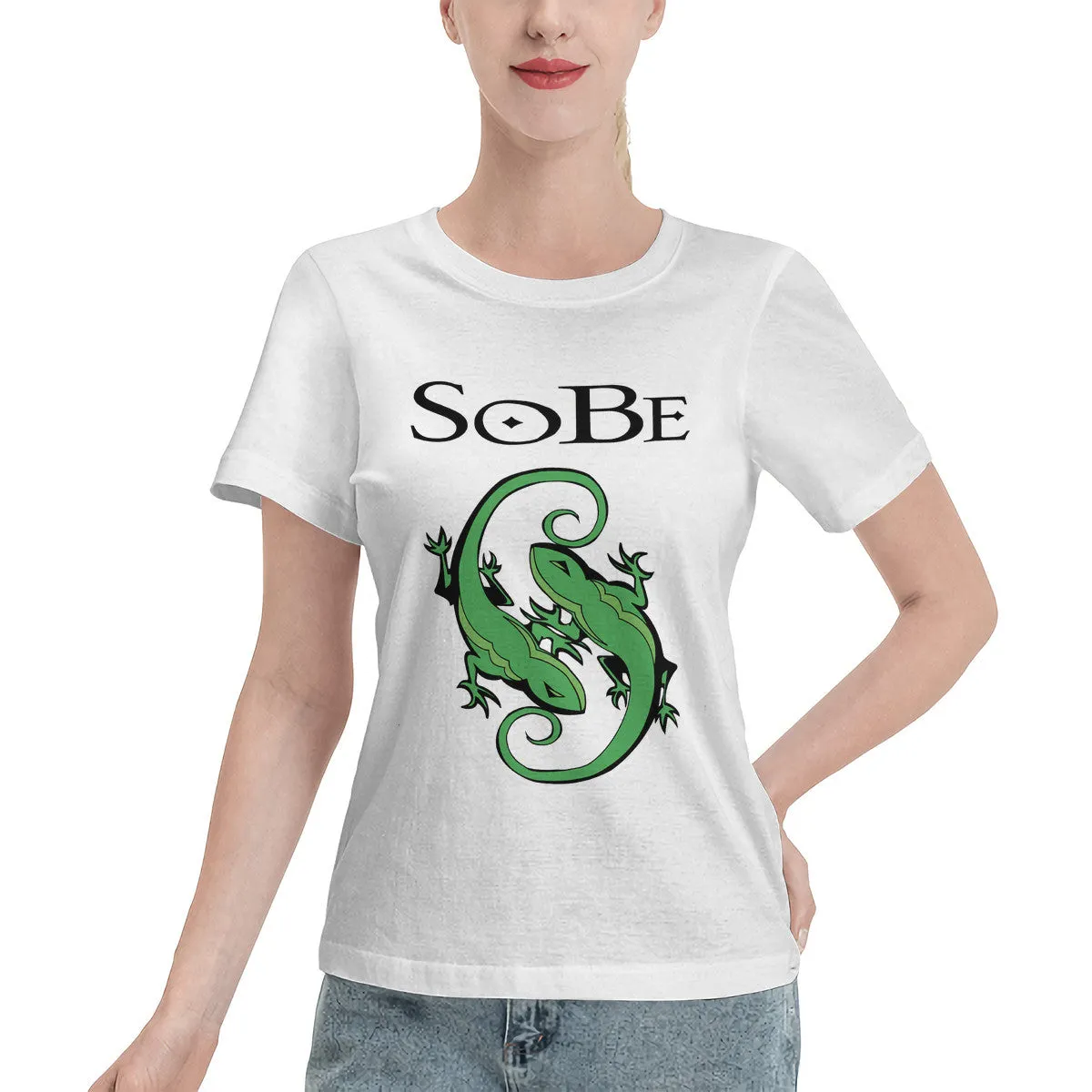 Sobe Lizard Logo Women's T-Shirt