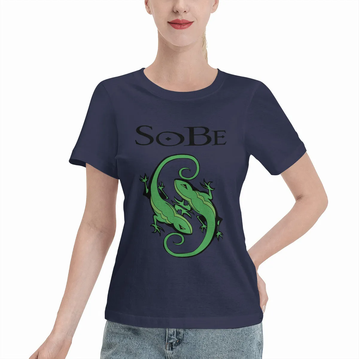 Sobe Lizard Logo Women's T-Shirt