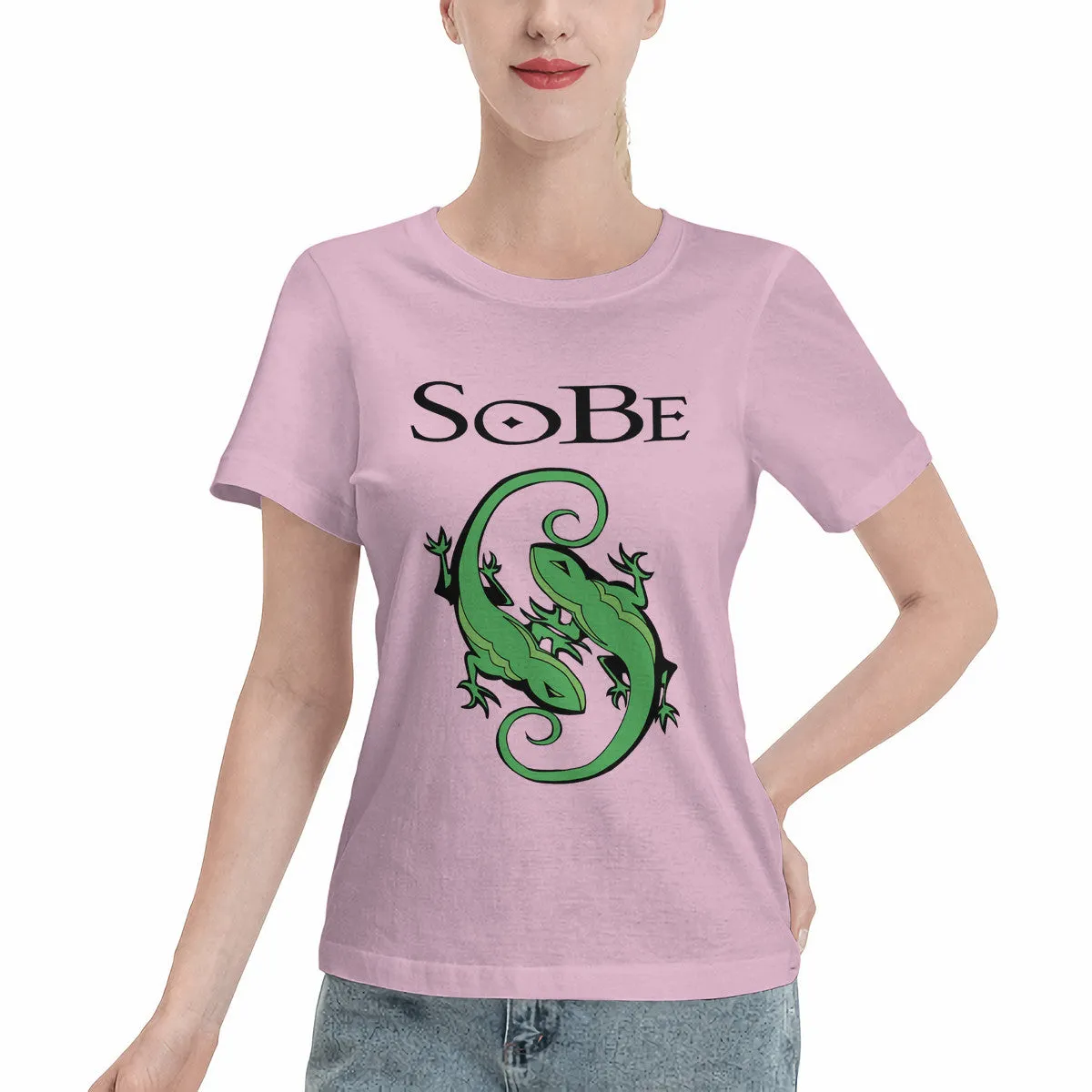 Sobe Lizard Logo Women's T-Shirt