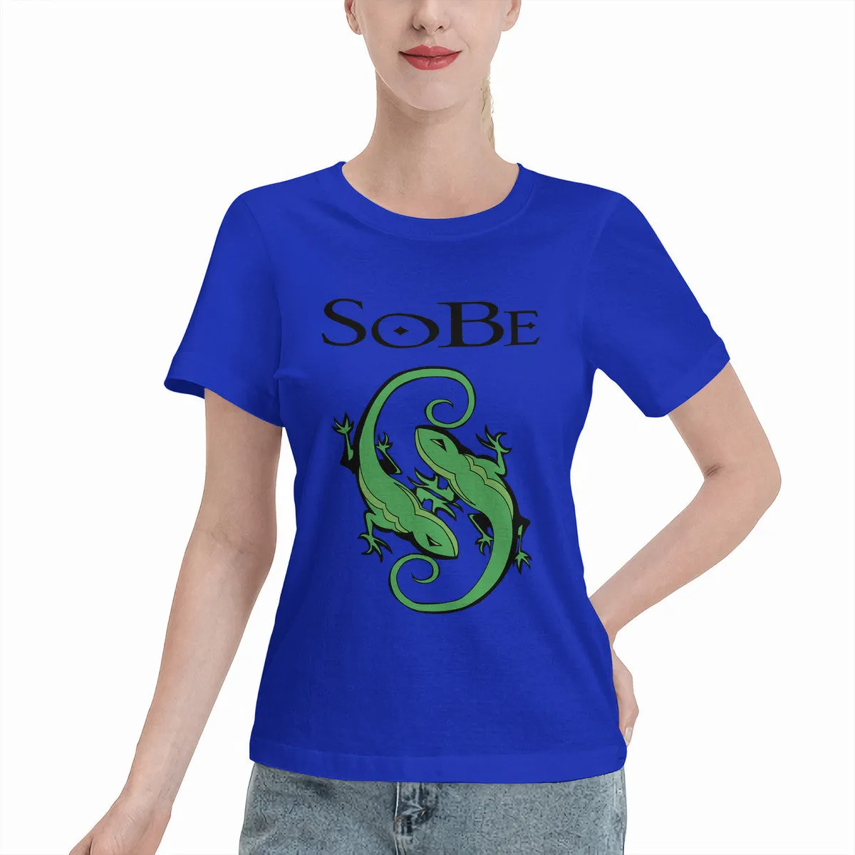Sobe Lizard Logo Women's T-Shirt