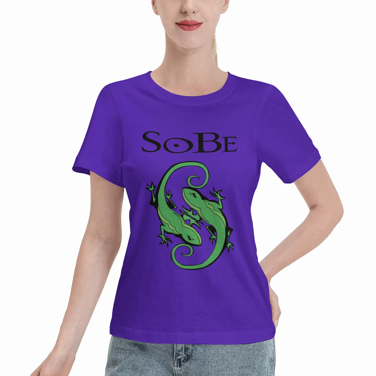 Sobe Lizard Logo Women's T-Shirt