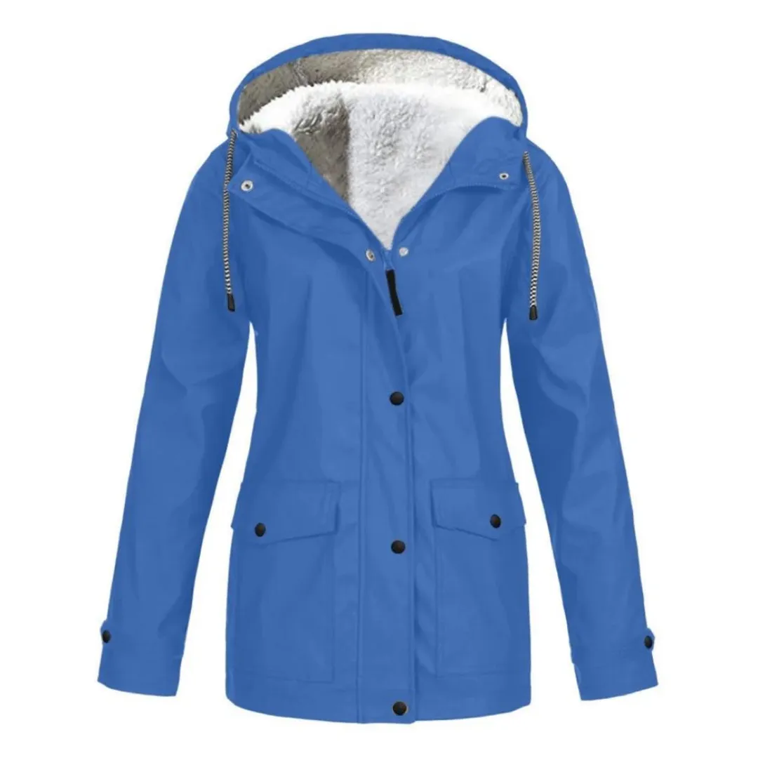 Sophie - Windproof Hooded Rain Jacket (Plus Size Available)
